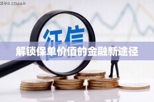 海南解锁保单价值的金融新途径