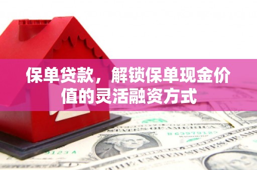 海南保单贷款，解锁保单现金价值的灵活融资方式
