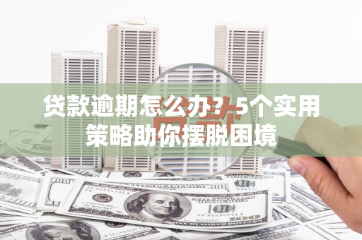 海南贷款逾期怎么办？5个实用策略助你摆脱困境