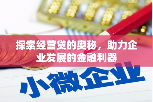 海南探索经营贷的奥秘，助力企业发展的金融利器
