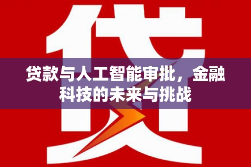海南贷款与人工智能审批，金融科技的未来与挑战