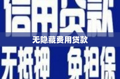 海南无隐藏费用贷款