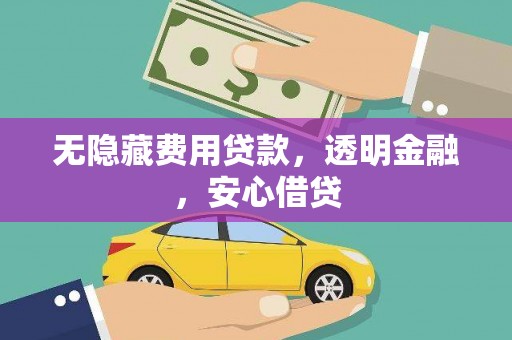 海南无隐藏费用贷款，透明金融，安心借贷