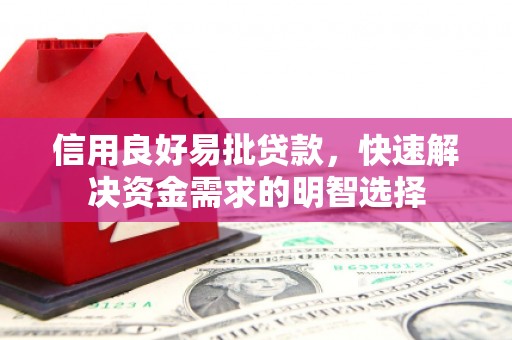 海南信用良好易批贷款，快速解决资金需求的明智选择