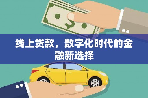 海南线上贷款，数字化时代的金融新选择
