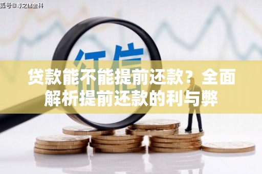 海南贷款能不能提前还款？全面解析提前还款的利与弊