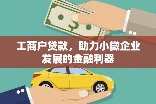 海南工商户贷款，助力小微企业发展的金融利器