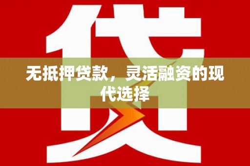 海南无抵押贷款，灵活融资的现代选择