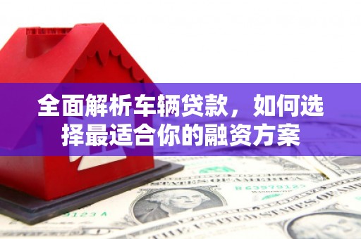 海南全面解析车辆贷款，如何选择最适合你的融资方案