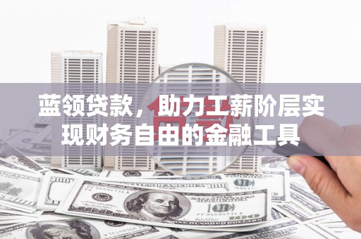 海南蓝领贷款，助力工薪阶层实现财务自由的金融工具