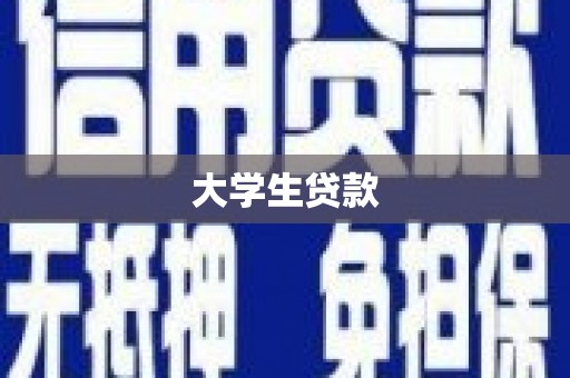 海南大学生贷款